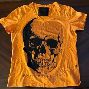 Philipp Plein XL Straight Cut V-Neck Shirts (3 for $60) NEVER WORN